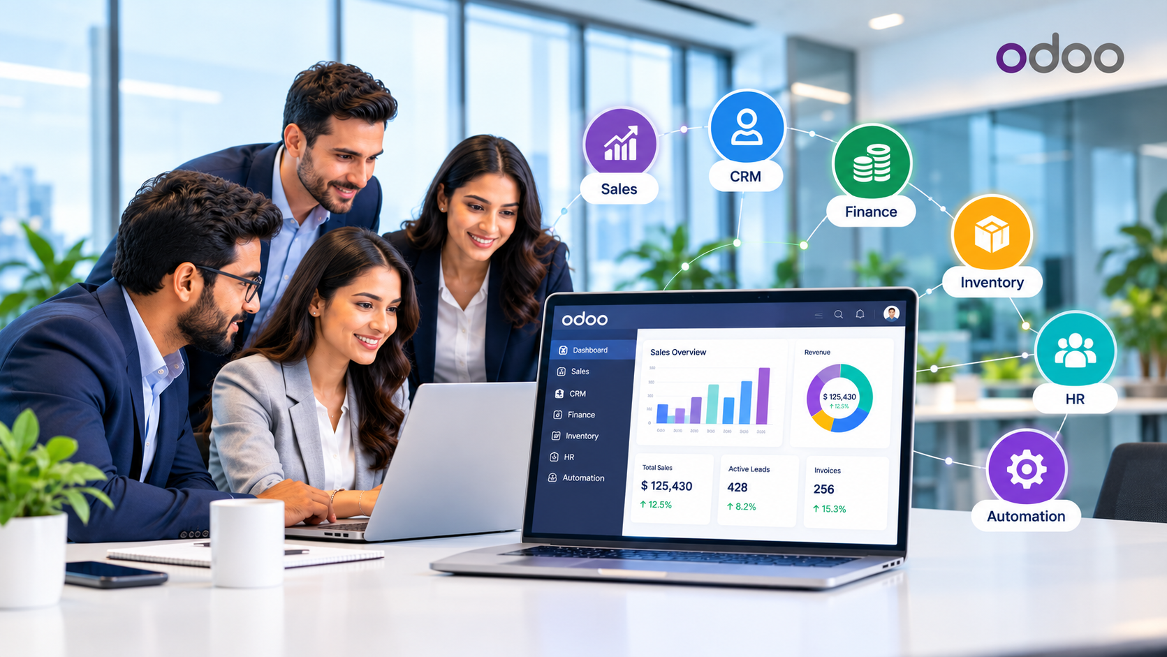 Odoo ERP business automation and implementation